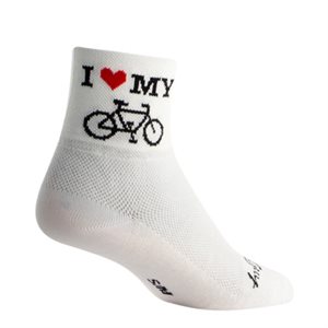Heart My Bike socks