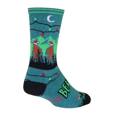 Santa Squatch socks